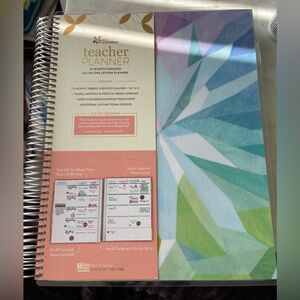 New - Undated Kaleidoscope Teacher Lesson Planner by Erin Condren 8.5” x 11”
